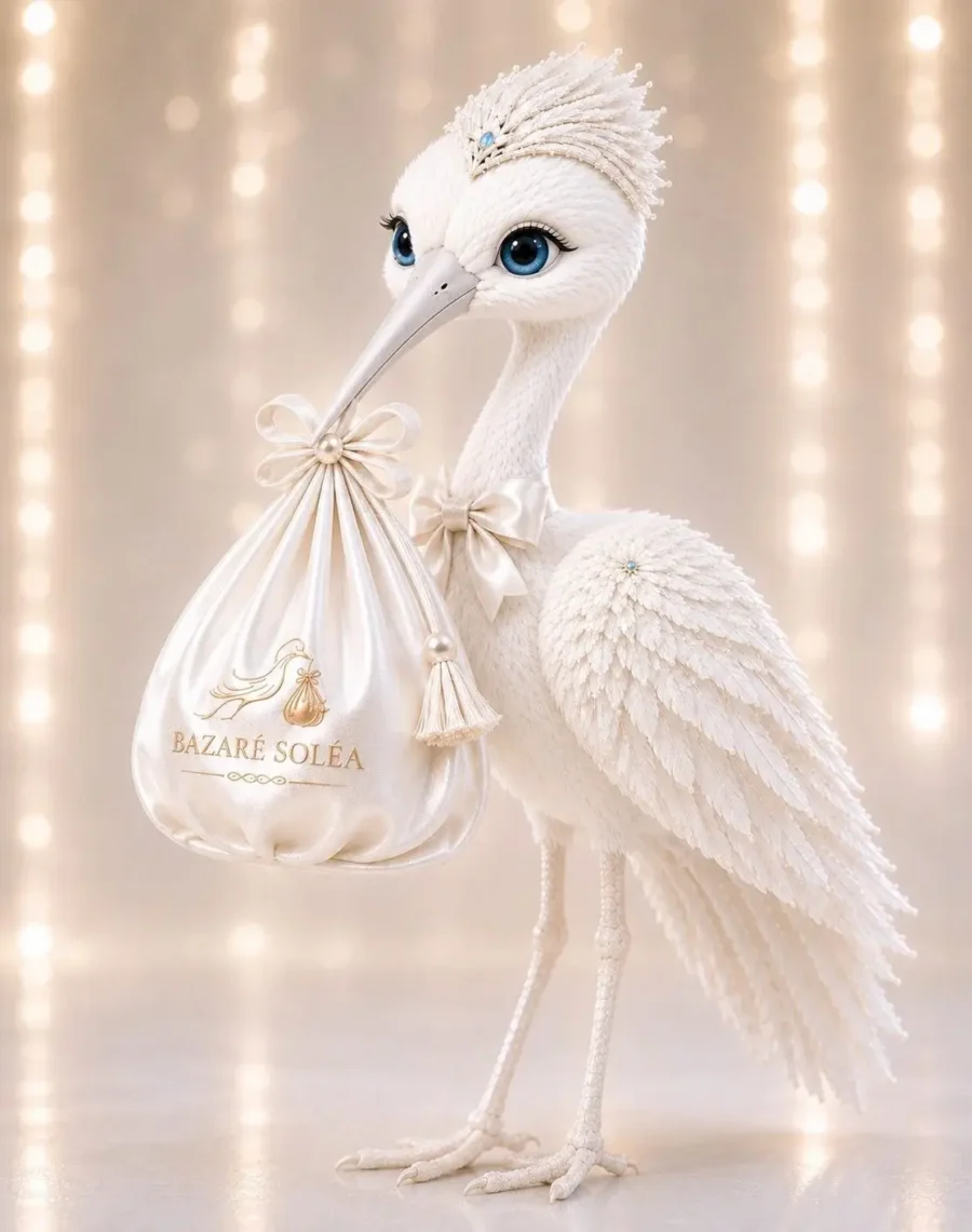 Baby Stork Keepsake Set — Demo